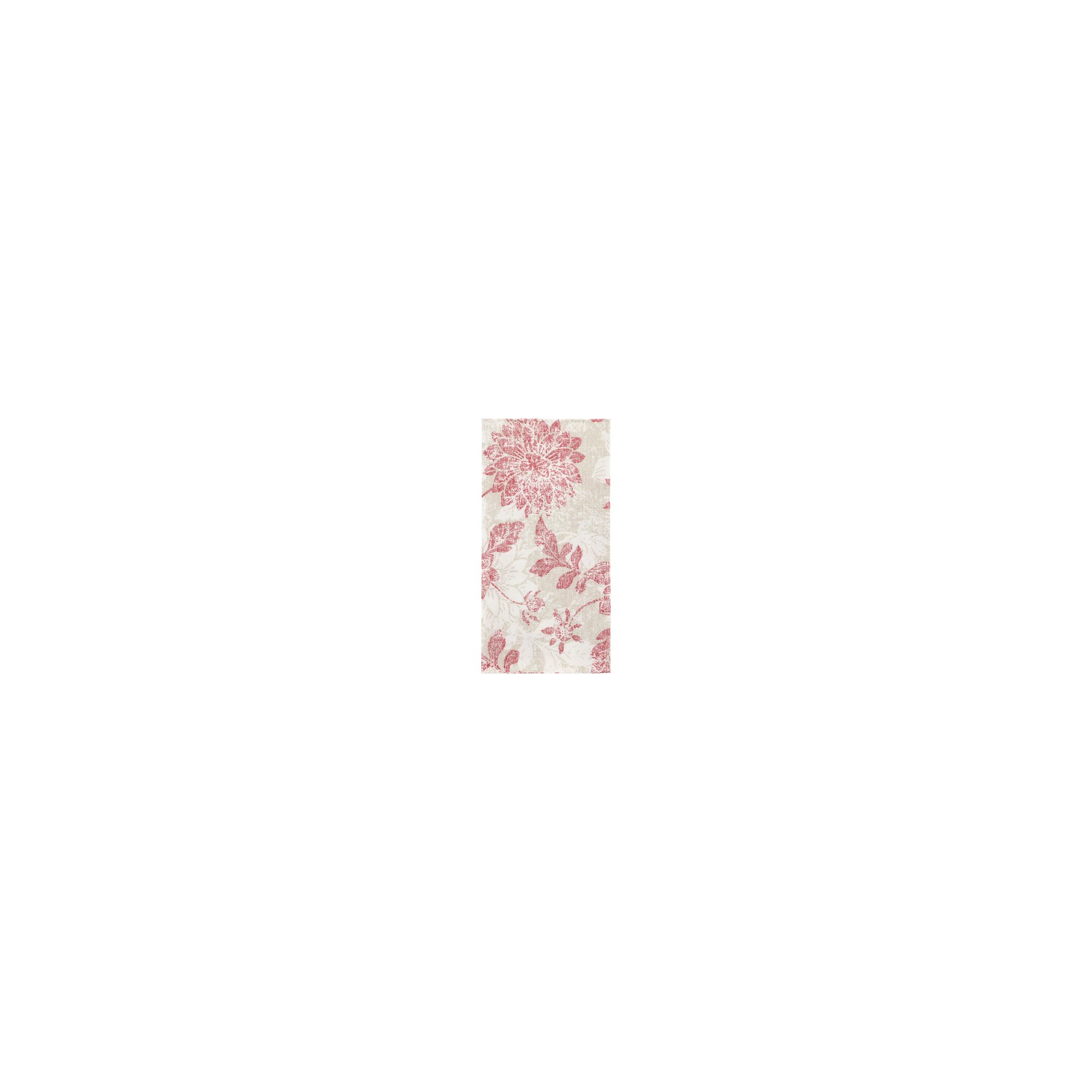 Servietten "ROYAL Collection" 1/8-Falz 40 cm x 40 cm bordeaux "Flowers"