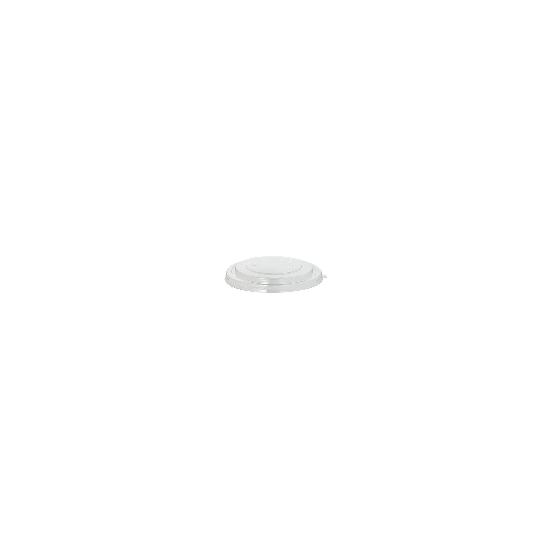 Deckel für Salatschalen, PET rund Ø 15 cm · 2 cm klar