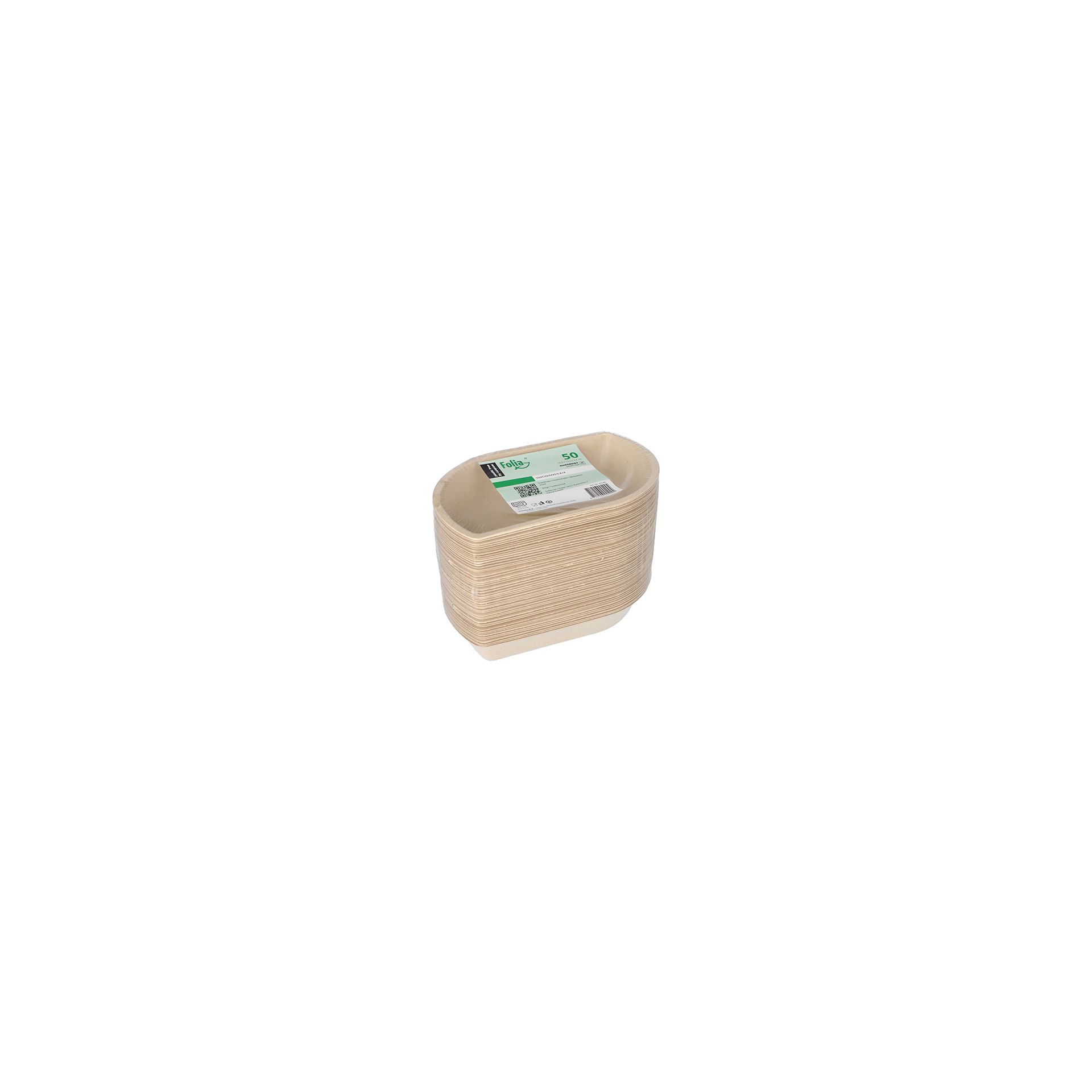 Snacktrays Zuckerrohr 3,6 cm x 12,2 cm x 19,4 cm natur