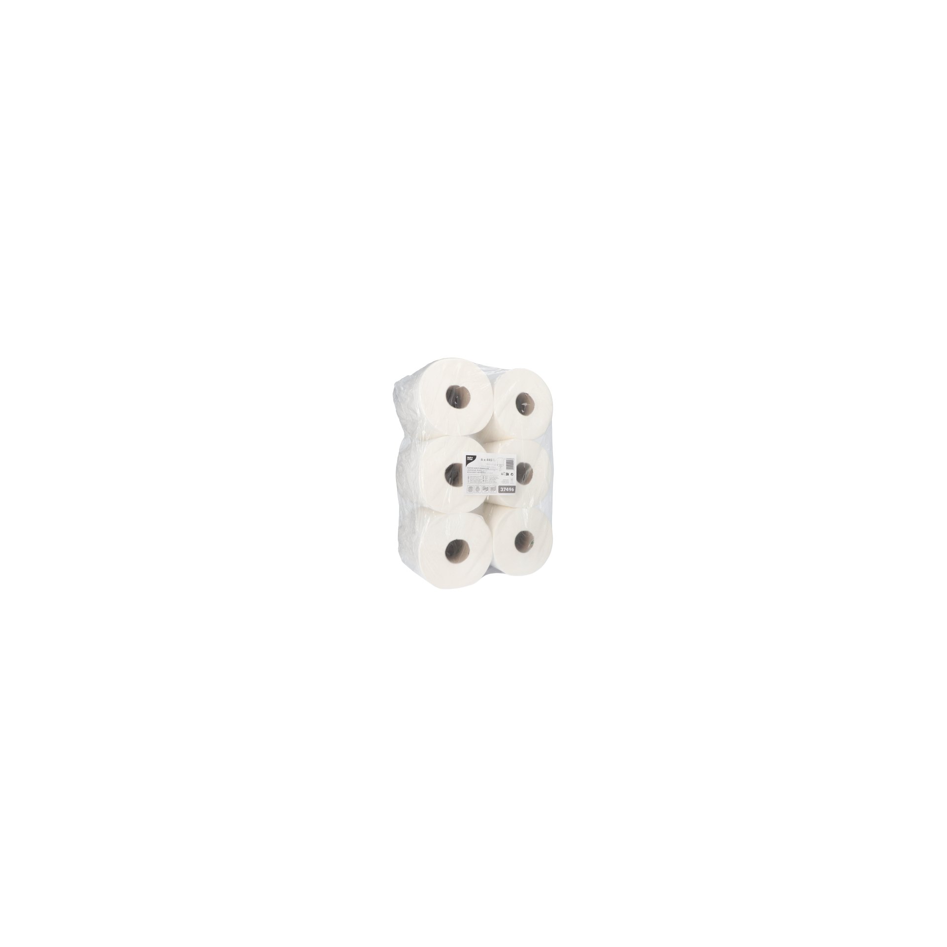 Universalrollen Ø 19 cm · 109 m x 19,5 cm "Mikroprägung" Handtuchrollen, Innenauszug, 445 Blatt