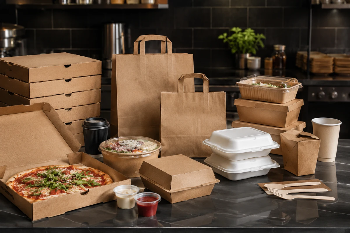 Verbrauchsmaterial und Servicebedarf für Catering