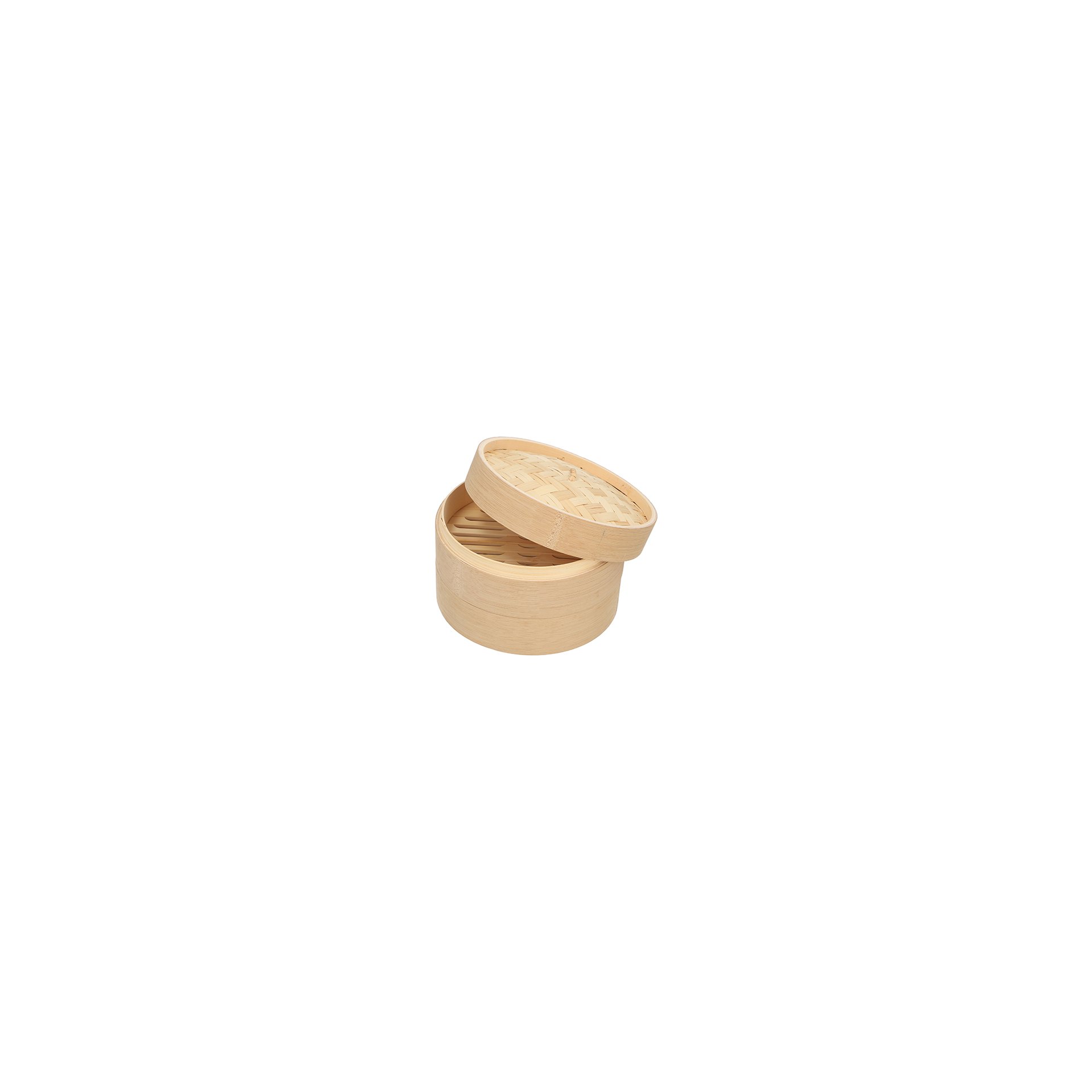 Dampfgarer Bambus "ASIA" Ø 18 cm · 13,5 cm 3-teilig