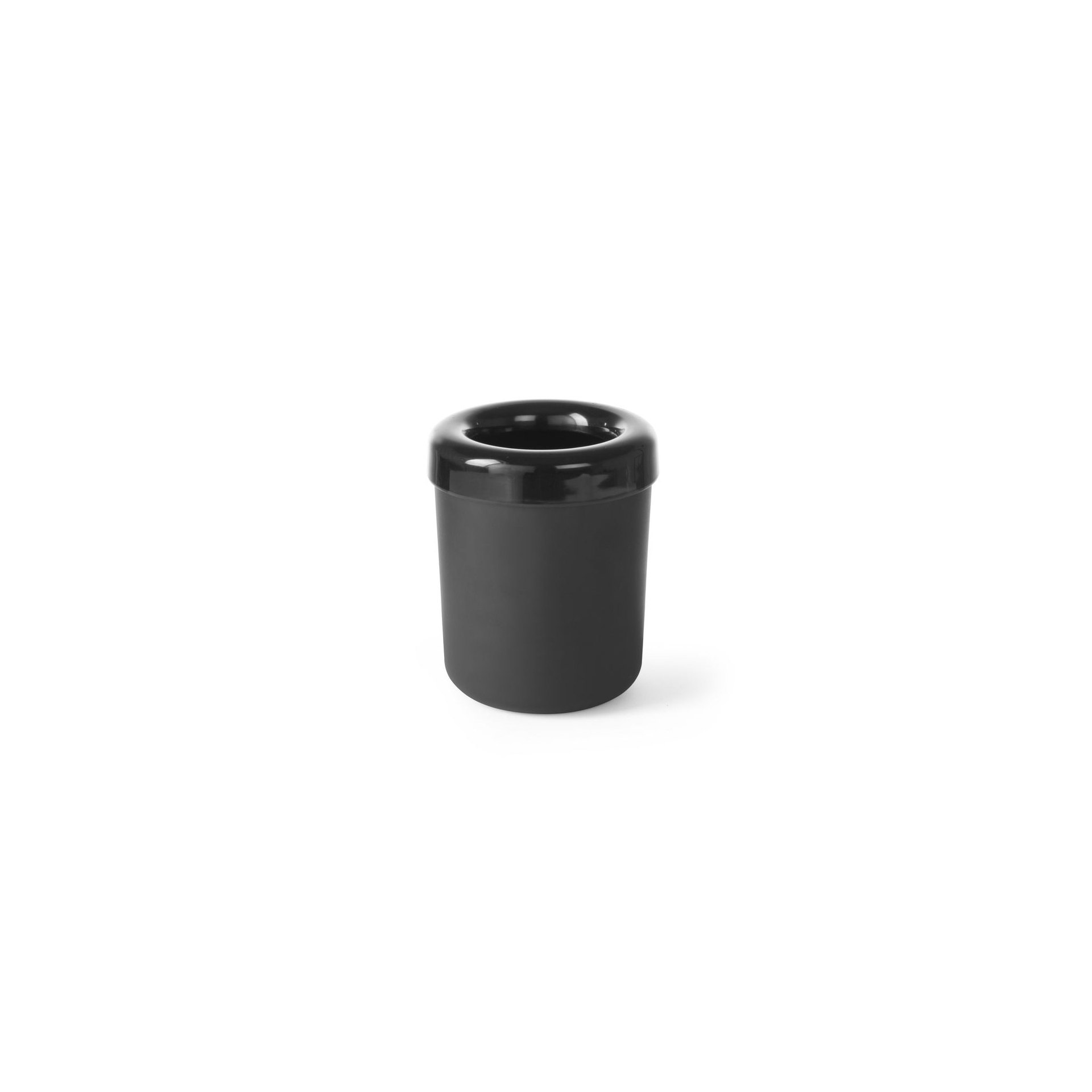 Tischabfalleimer oder Besteckhalter, Schwarz, ⌀130x(H)160mm