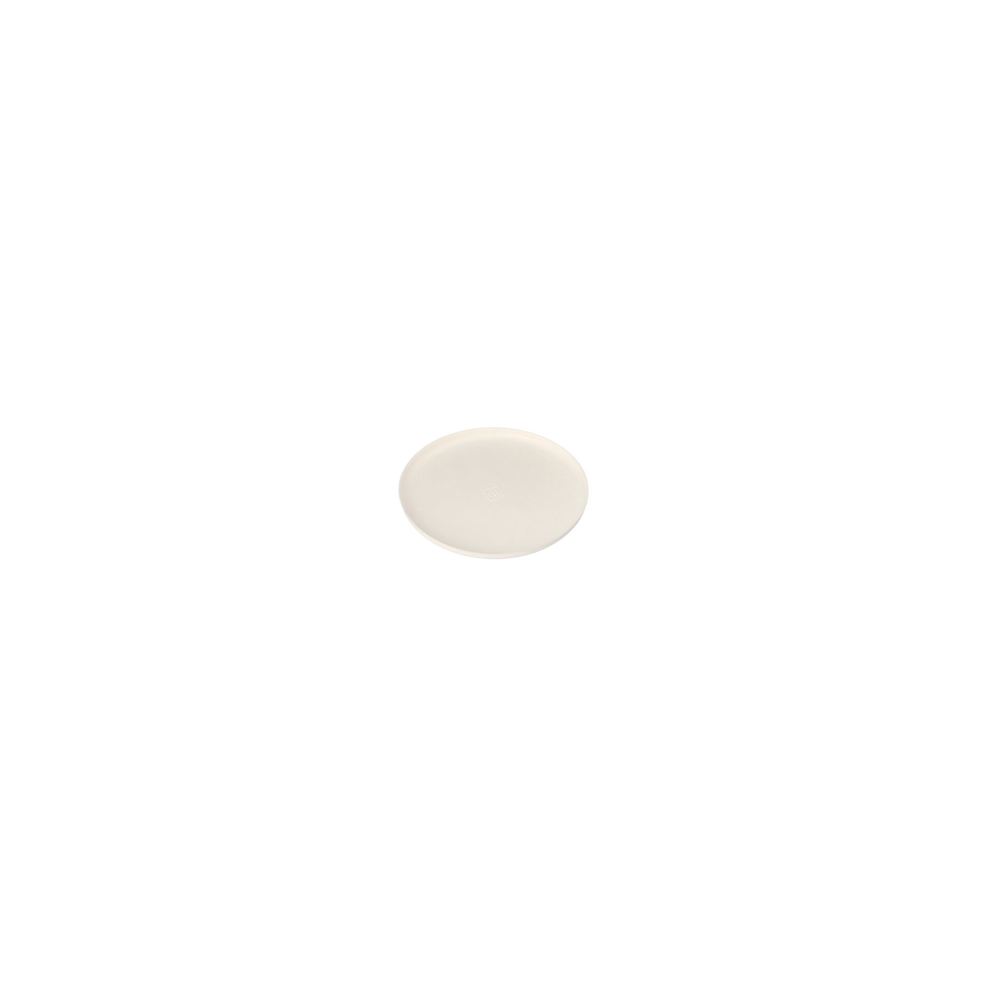 Teller Zuckerrohr "pure" Ø 16 cm · 1 cm weiss "Cella"