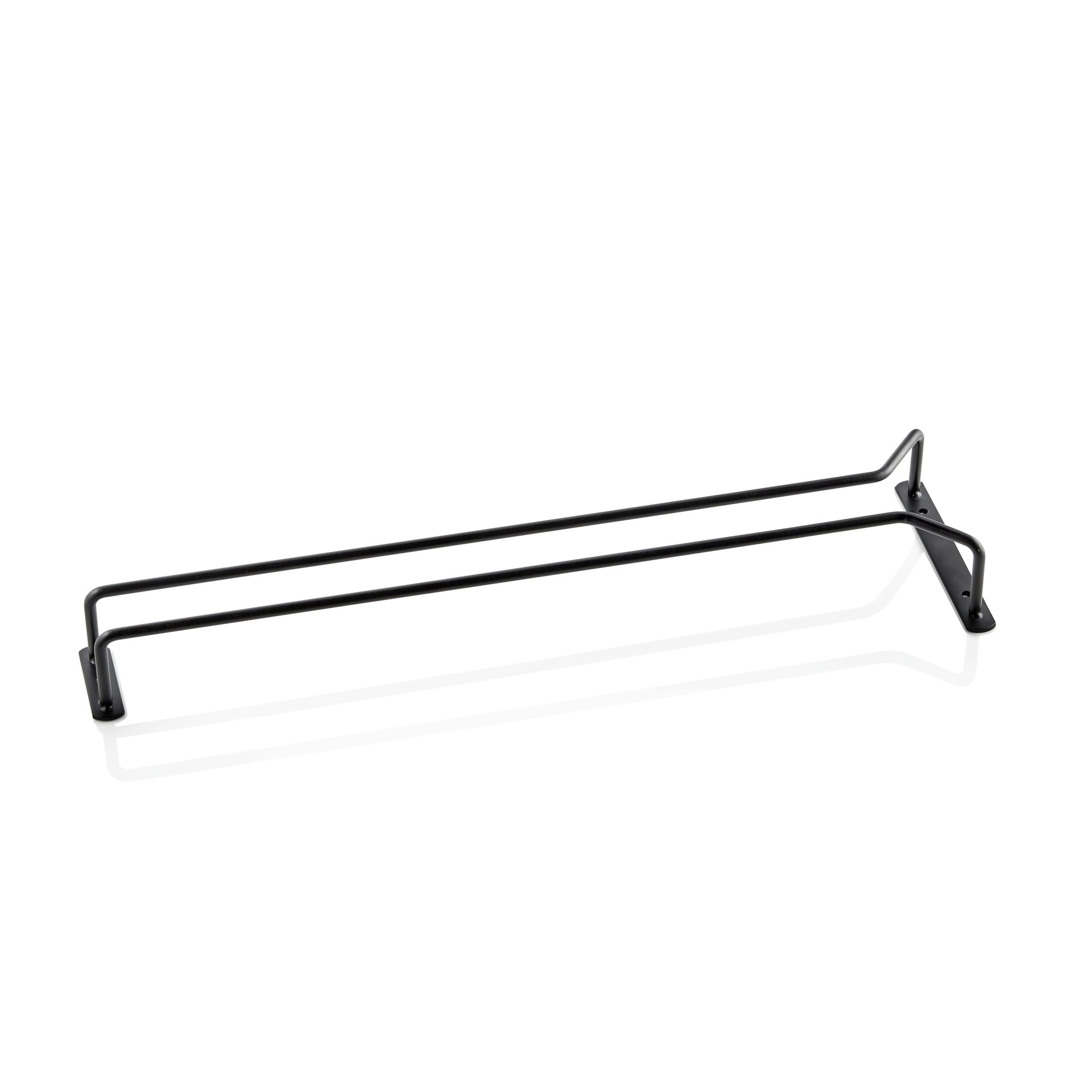 Gläserschiene 41,5 cm, Eisen pulverbeschichtet Gläserschiene 61,5 cm, Eisen pulverbeschichtet