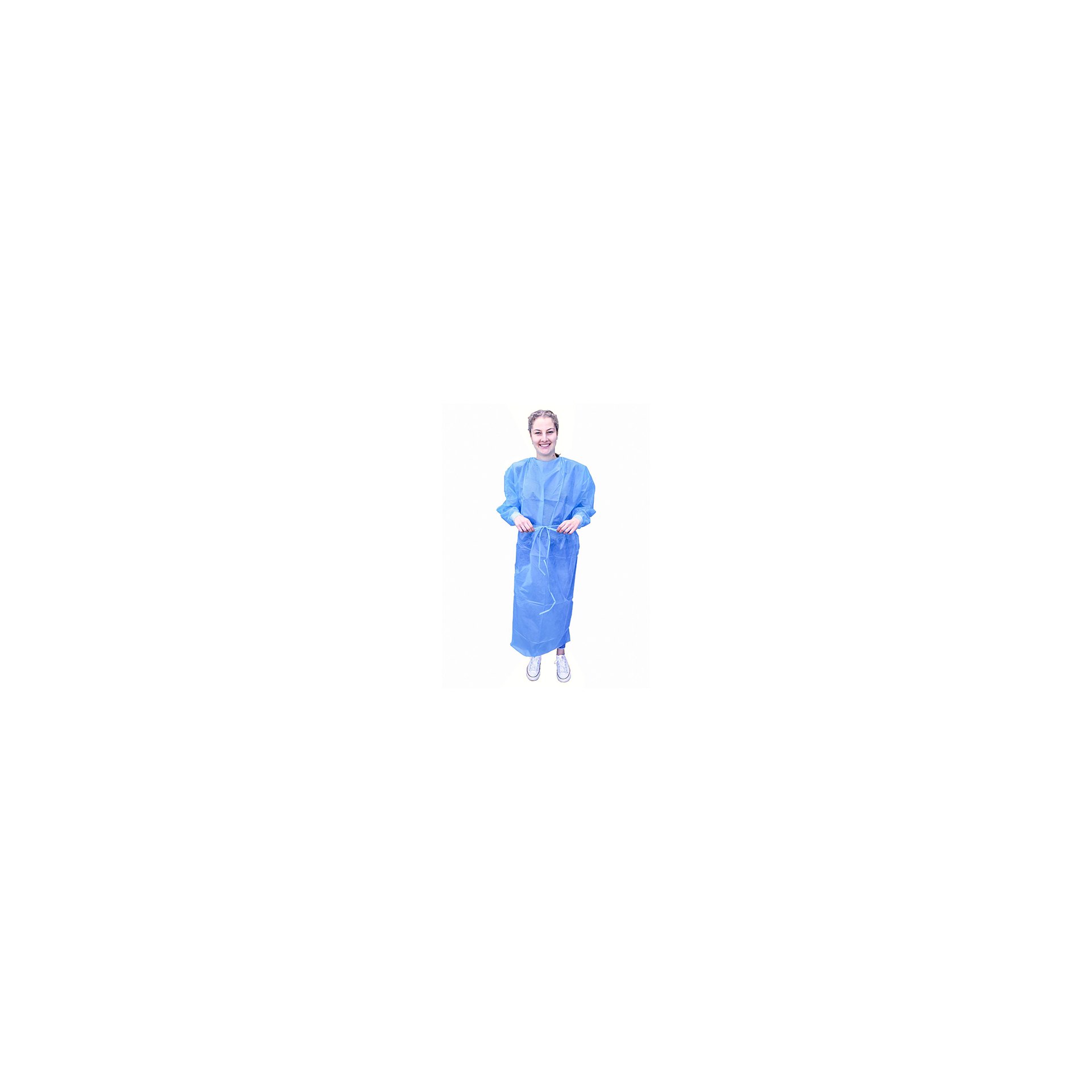 "Medi-Inn" Schutzkittel 139 cm x 139 cm blau