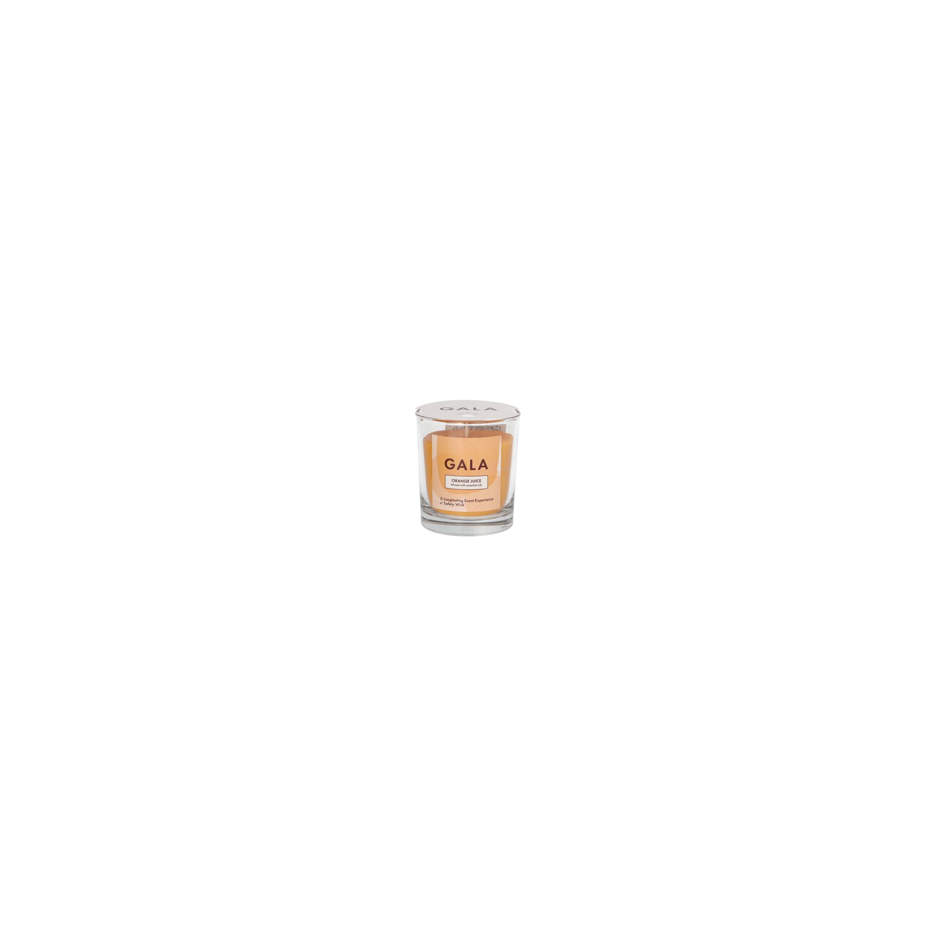 "GALA" Duftkerze im Glas Ø 70 mm · 77 mm orange - Orange Juice "Mini Nutella" "GALA" Duftkerze im Glas Ø 70 mm · 77 mm orange - Orange Juice "Mini Nutella"