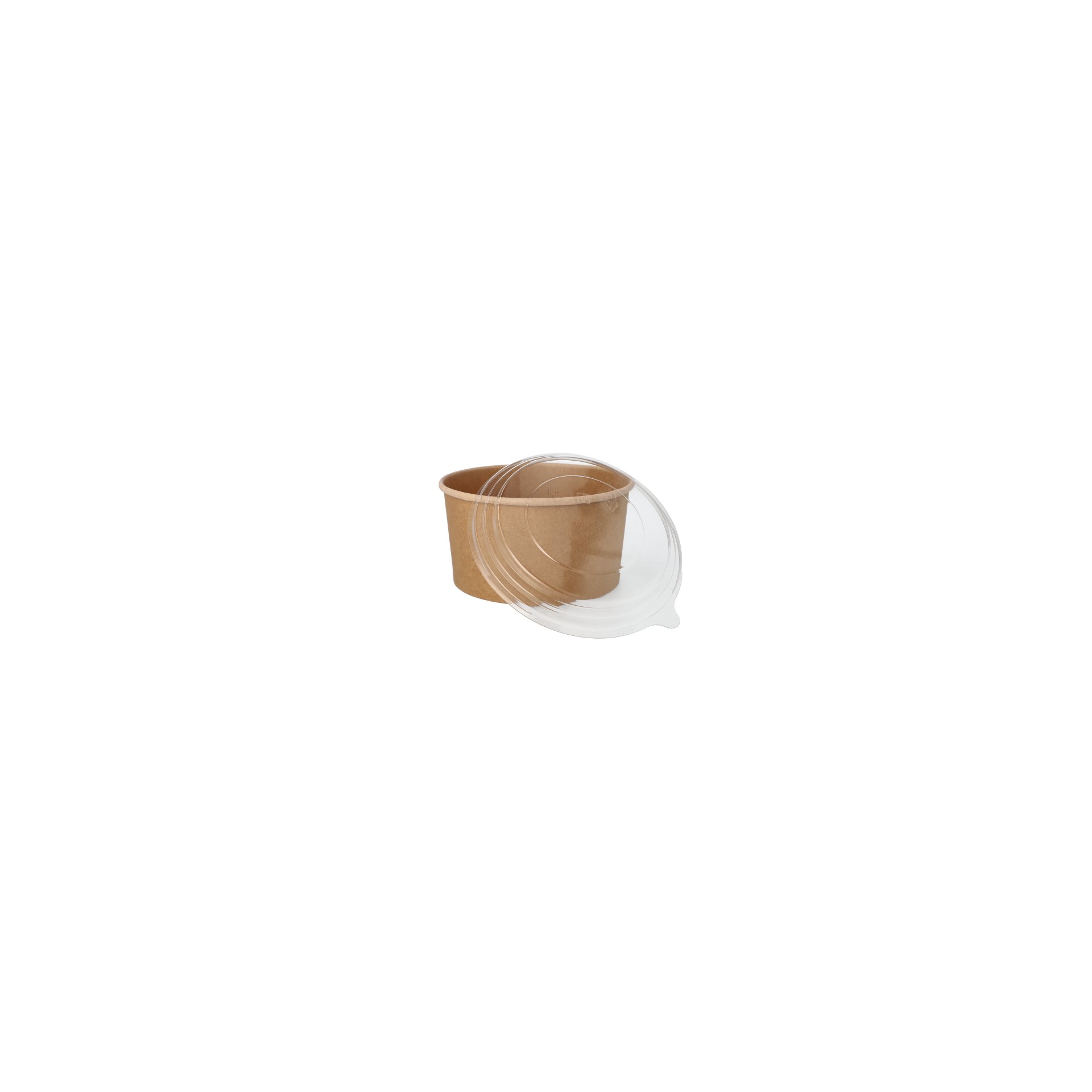 Salatschalen, Pappe rund 1000 ml Ø 15 cm · 7,5 cm braun Salatschalen, Pappe rund 1000 ml Ø 15 cm · 7,5 cm braun