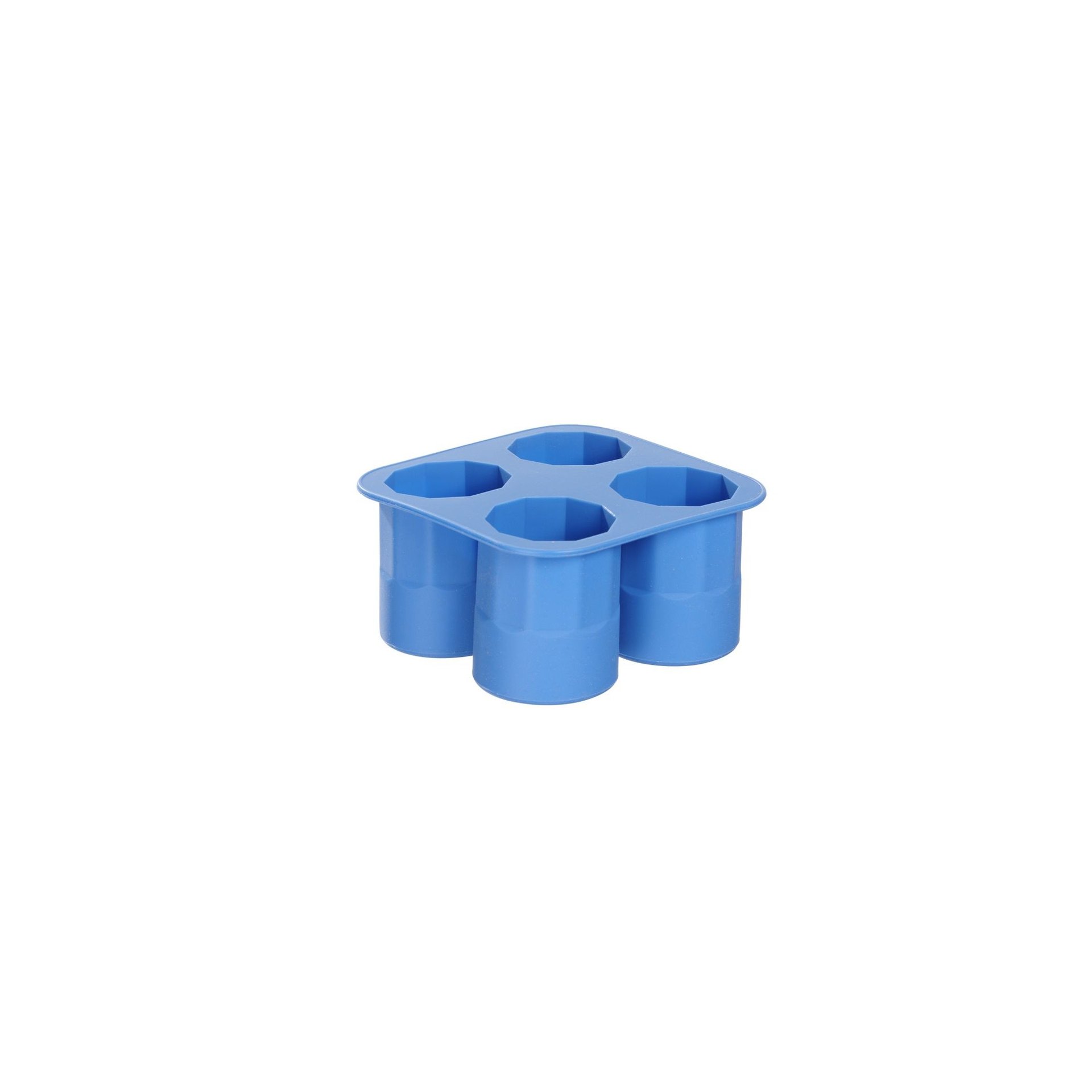Eiswürfelform, Shotglas, BarUp, Blau, 122x122x(H)60mm