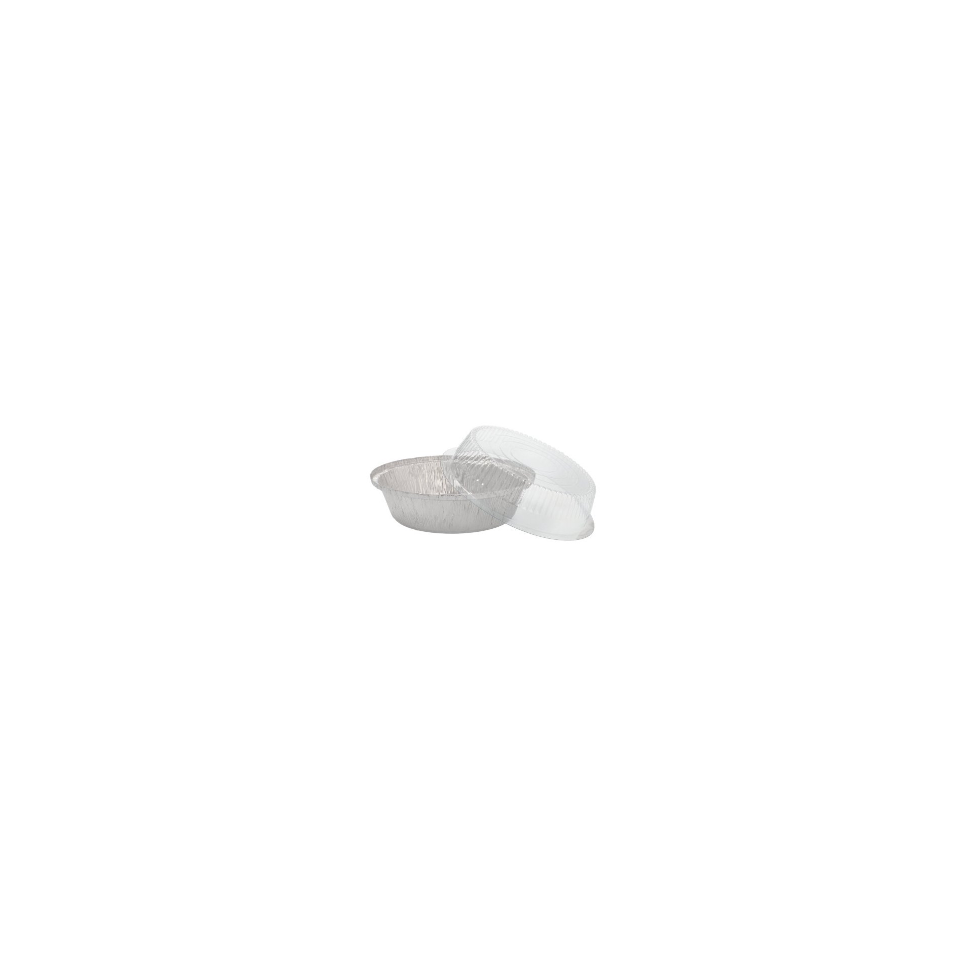Schalen, Alu + Dom-Deckel rund 0,77 l Ø 18,2 cm · 8 cm Schalen, Alu + Dom-Deckel rund 0,77 l Ø 18,2 cm · 8 cm