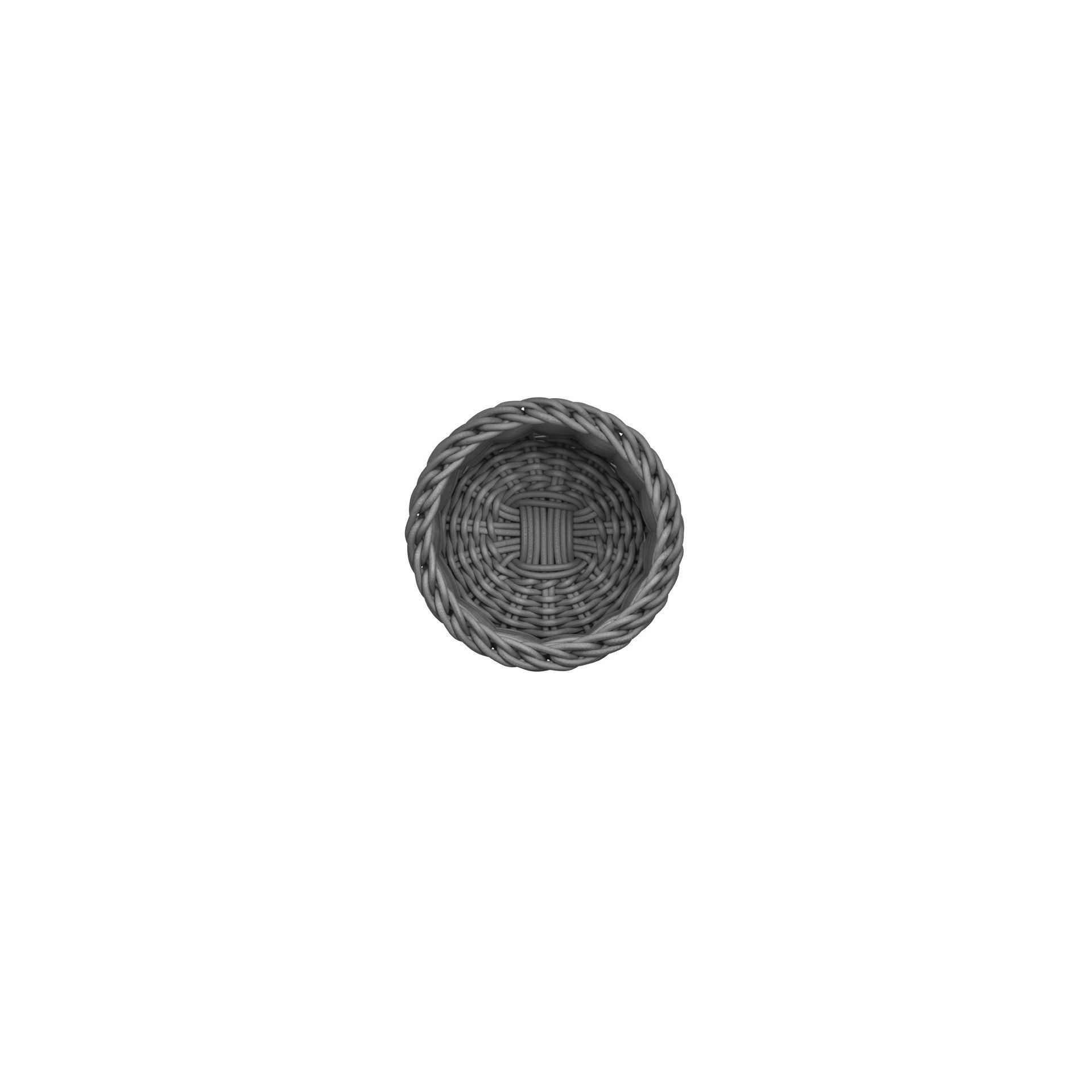 Besteckkorb Ø 12 cm, (H) 15 cm, grau