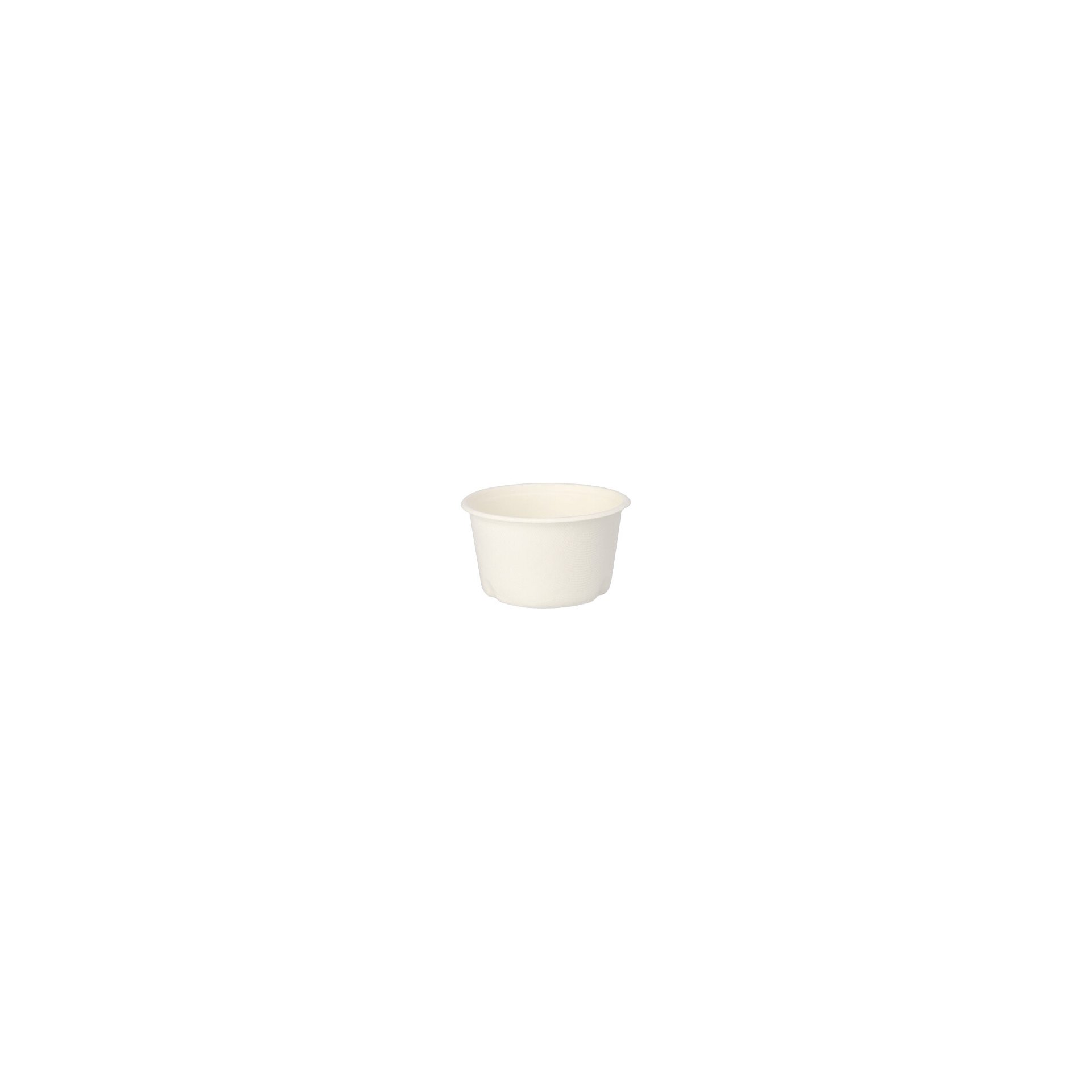 Suppenbecher, Zuckerrohr "pure" 350 ml Ø 10 cm · 6,4 cm weiss Suppenbecher, Zuckerrohr "pure" 350 ml Ø 10 cm · 6,4 cm weiss