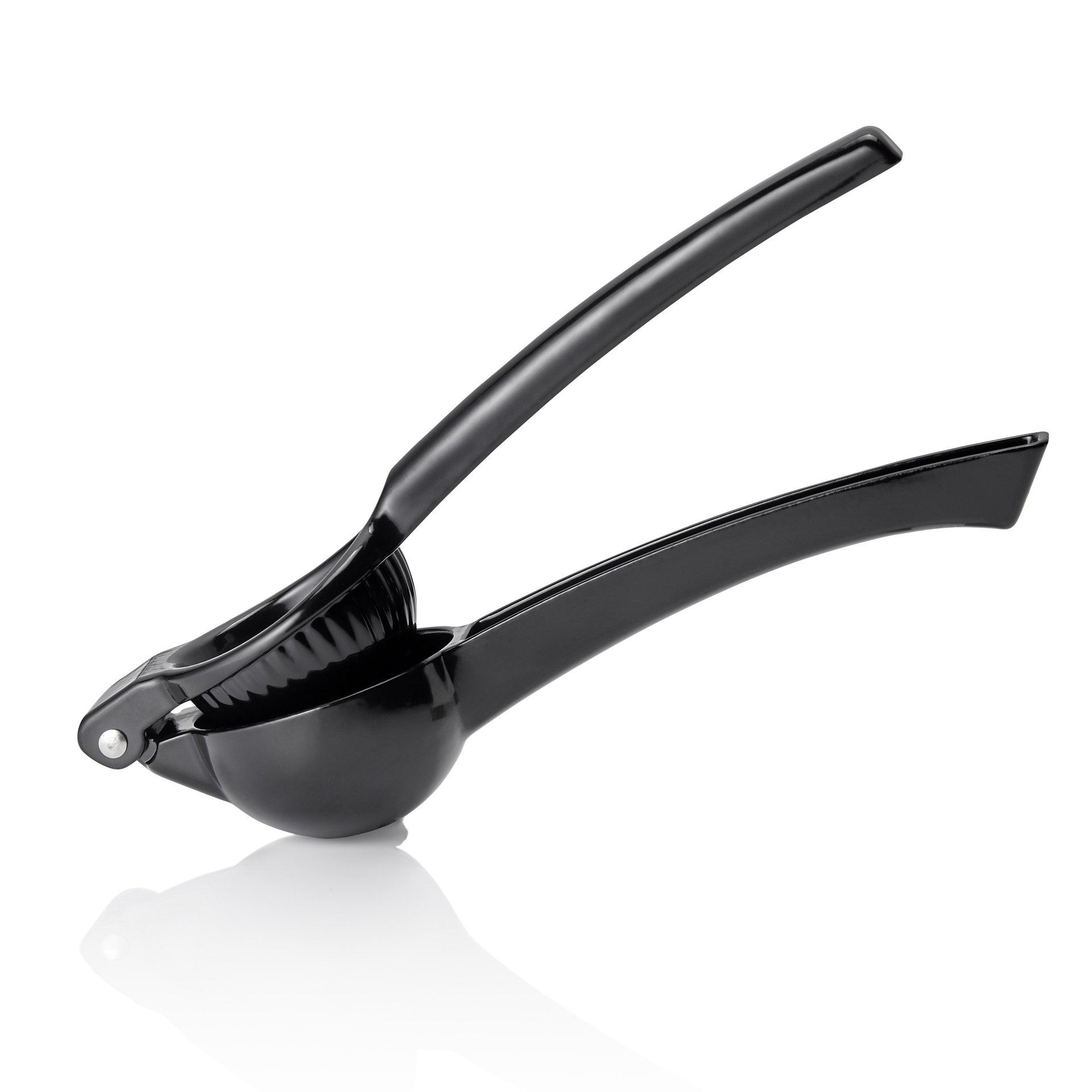 Zitruspresse, Ø 6 cm, 22 x 7,5 cm, schwarz, Aluguss Zitruspresse, Ø 6 cm, 22 x 7,5 cm, schwarz, Aluguss